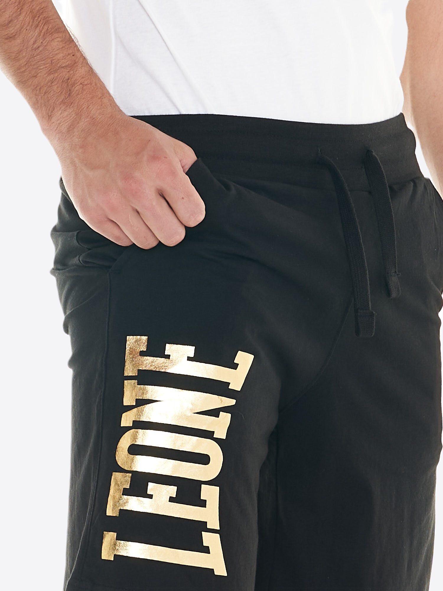 LEONE 1947 Sweatshorts GOLD (1-tlg)