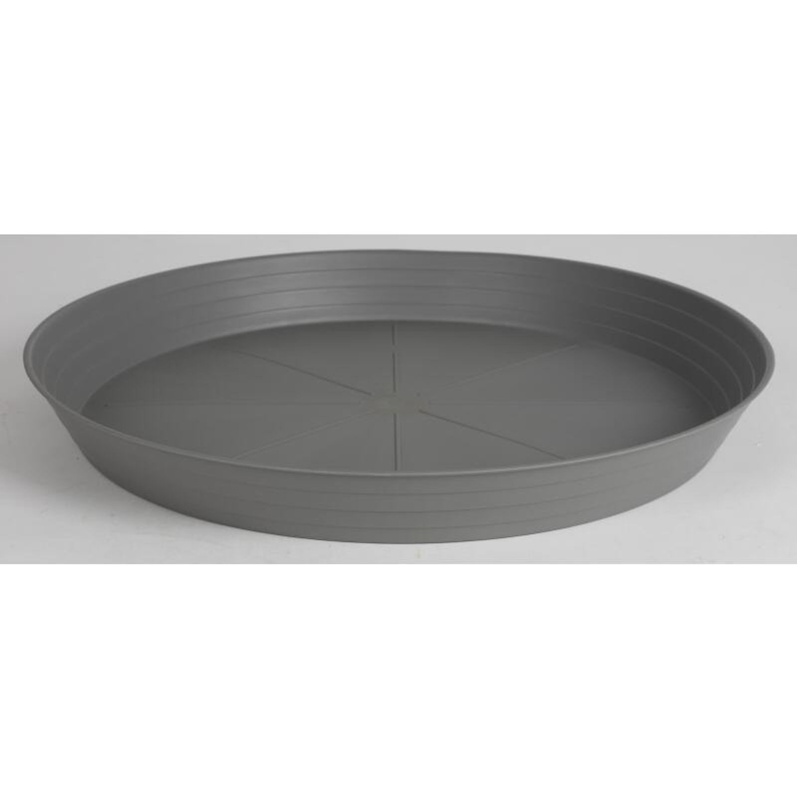 Plastkon Blumentopfuntersetzer Untersetzer PRIMAVERA 54cm Pflanzteller Blumen grau