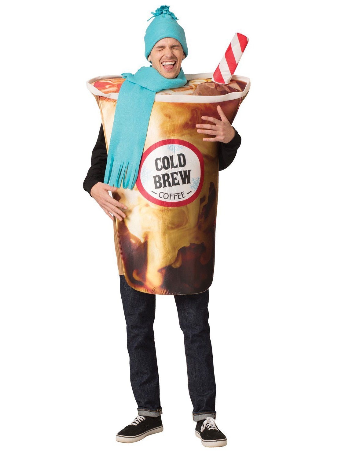 Imposta Costumes Lebensmittel-Kostüm Cold Brew Kaffee Kostüm, Wenn Dir vollkommen latte ist, dass es kalter Kaffee ist ...