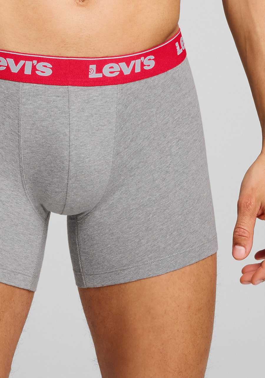 Levi's® Boxershorts LEVIS MEN REPEAT LOGO BOXER BRIEF 3P (3er Pack)