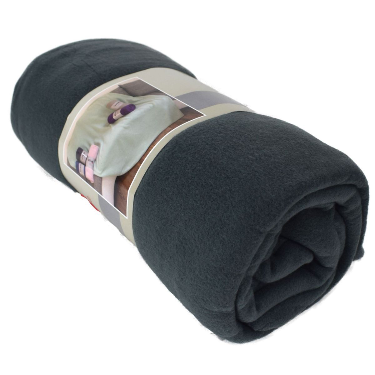 Wohndecke Decke Fleecedecke 130x170cm Polarfleece 14 versch. Unifarben Wohndecke