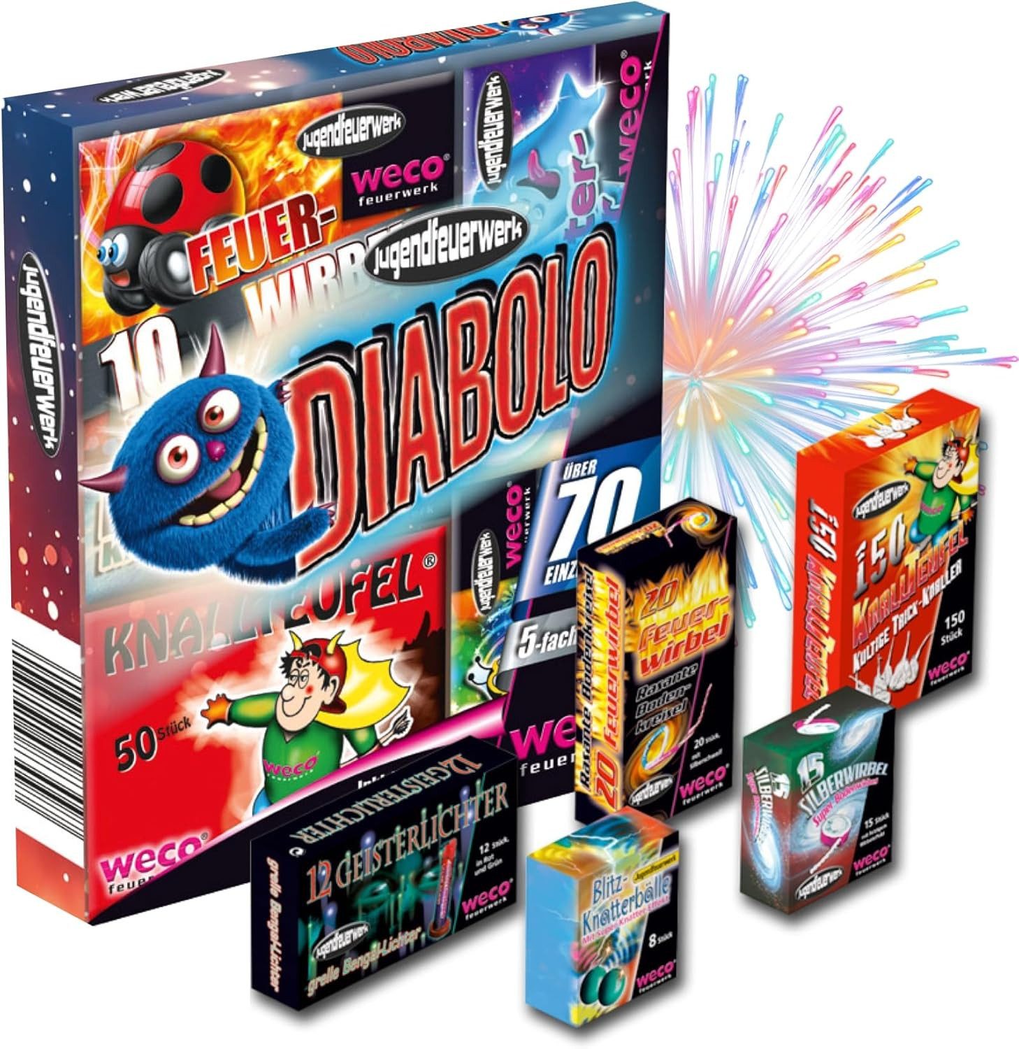 PYROHELD Geburtstagskerze XXL Diabolo - 70 günstig online kaufen