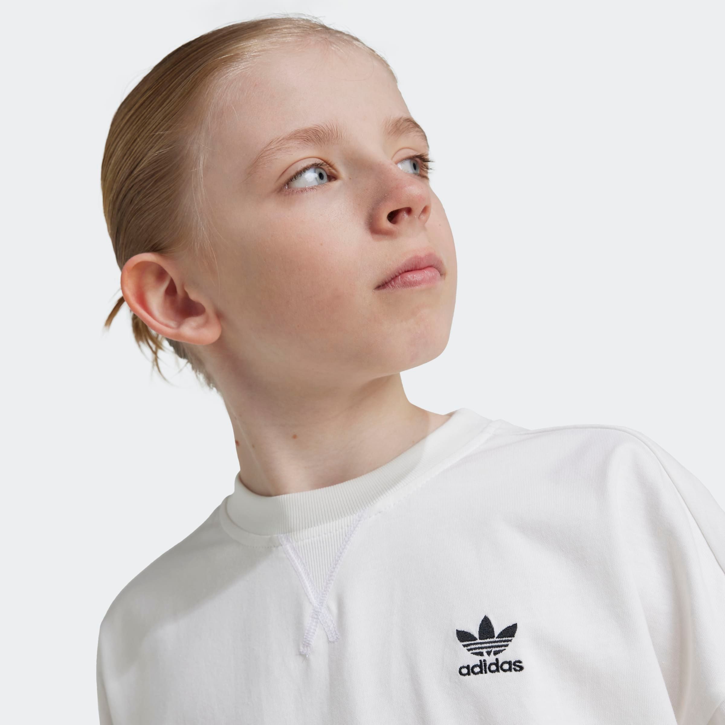 adidas Originals T-Shirt TEE lockere Passform, für Kinder, mit aufgesticktem Trefoil Logo