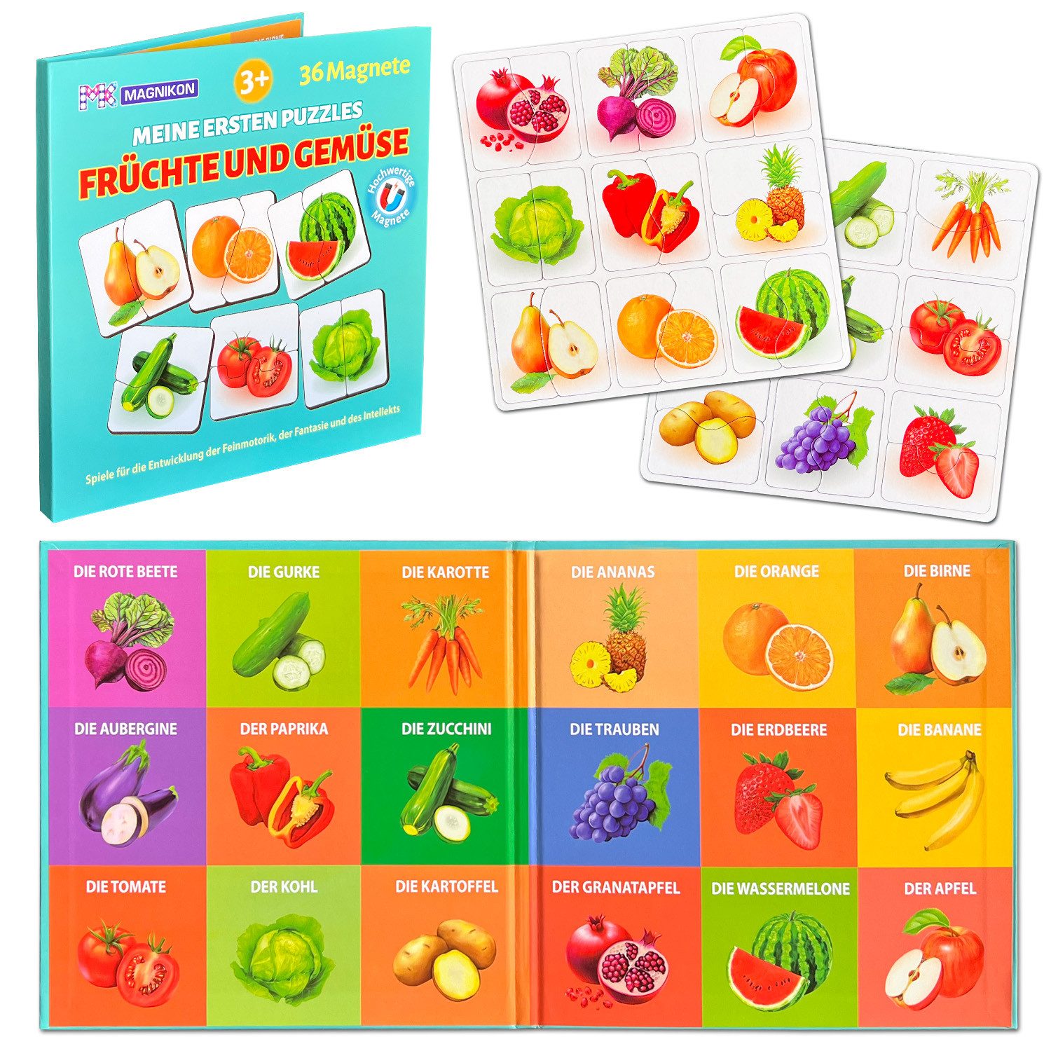 MAGNIKON Lernspielzeug Meine ersten magnetischen Puzzles (Puzzles mit große günstig online kaufen