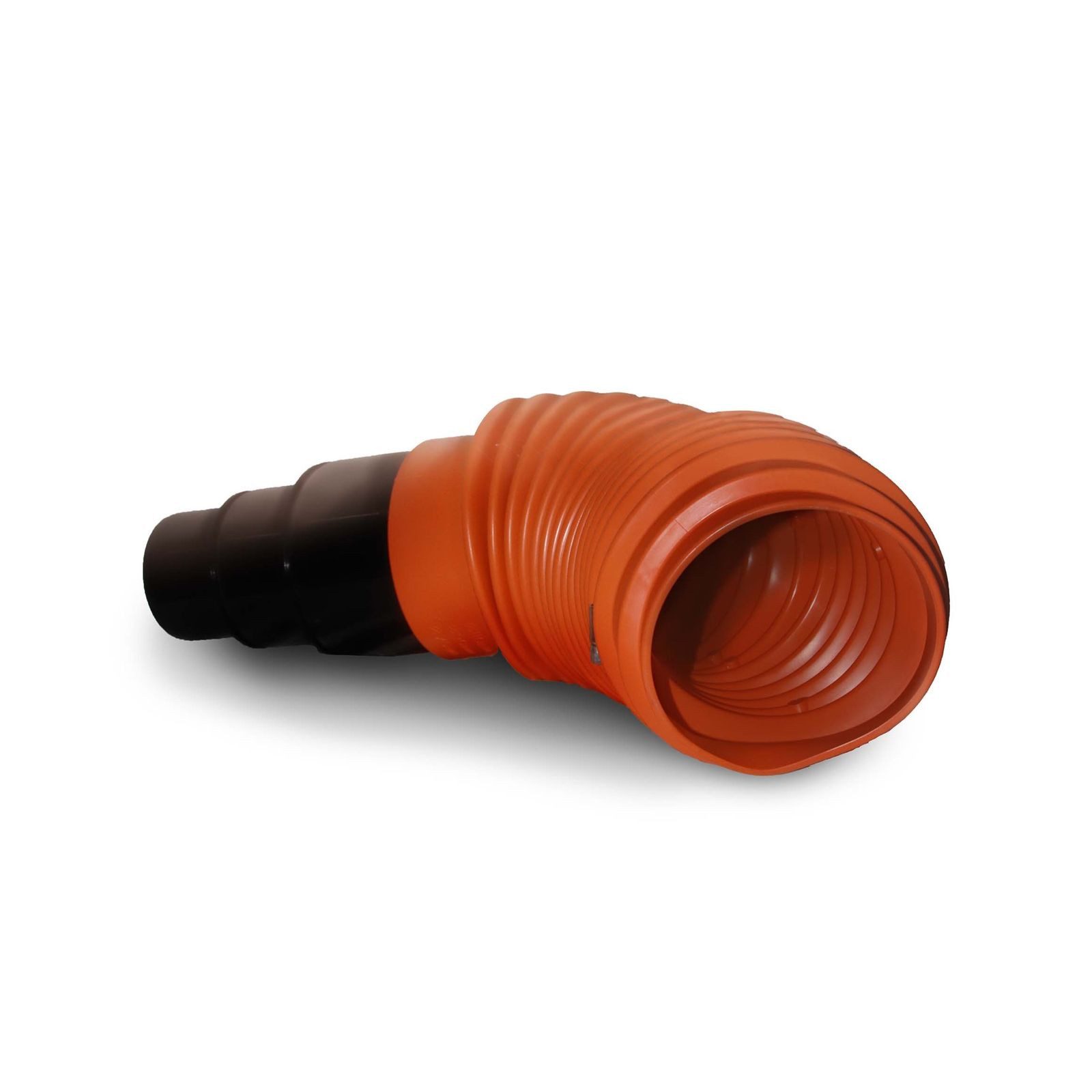 Klöber Dachdurchführung Flex-Anschlussschlauch DN110 Rot Anschluss an DN110/90/75 Weich-PVC, PVC