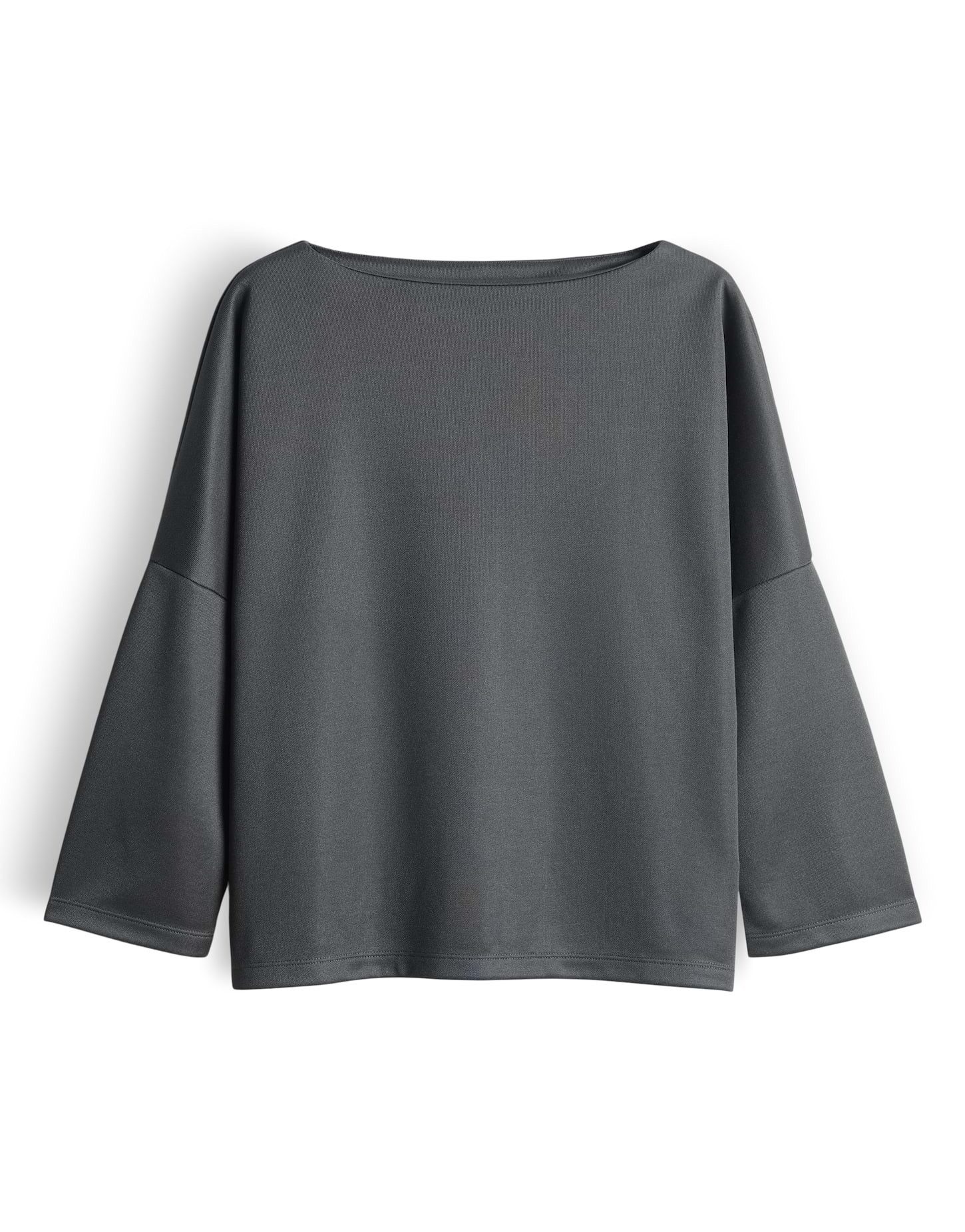 someday 3/4-Arm-Shirt KARITA PURE aus schimmernder Piqué Ware