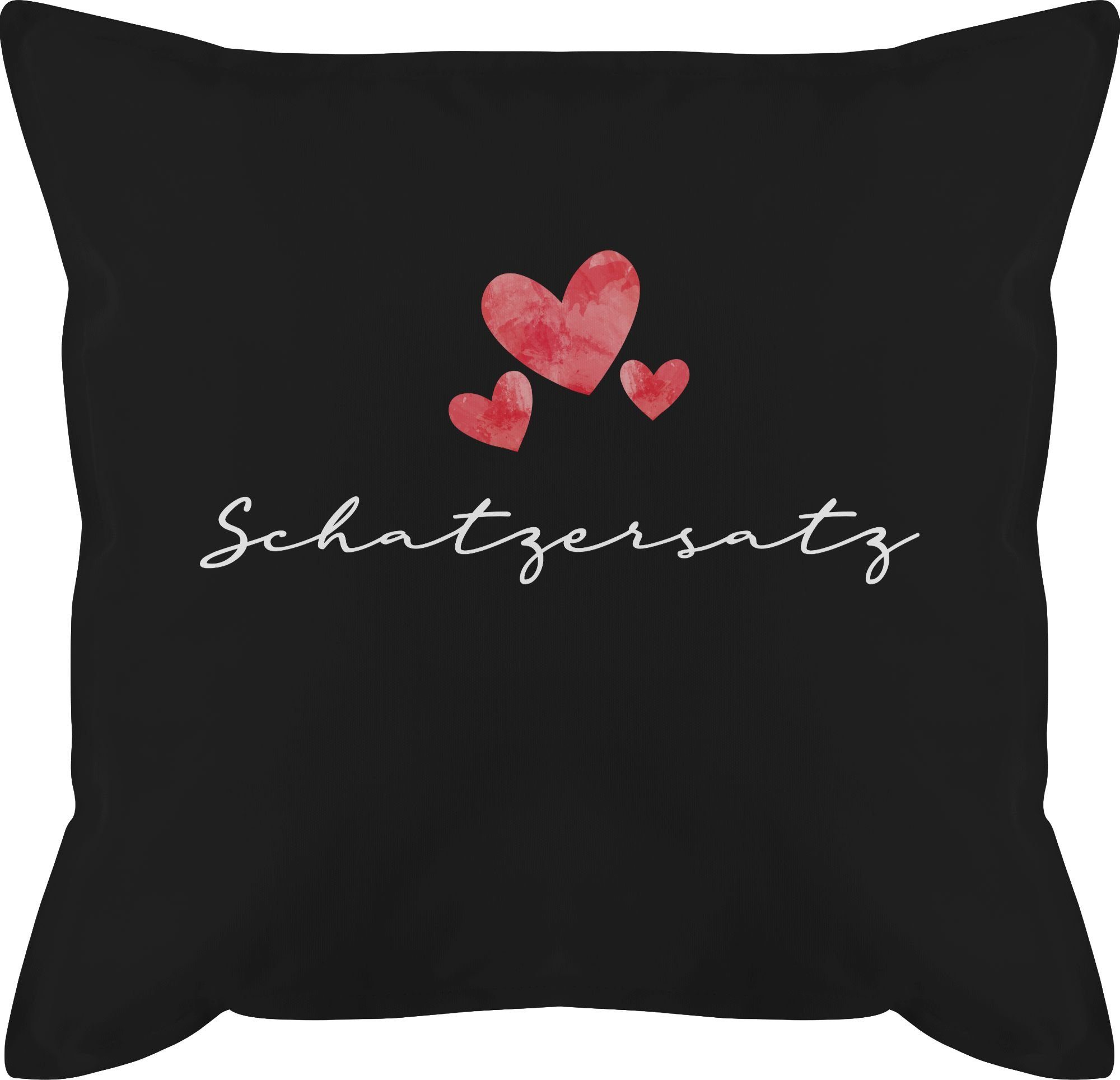 Shirtracer Dekokissen Schatzersatz - Geschenk Valentinstag Männer Valentinsgeschenk für Ihn, Dekokissen Valentinstag Geschenk