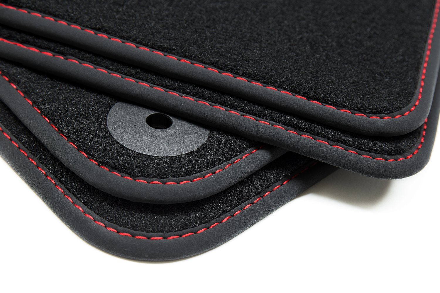 teileplus24 Auto-Fußmatten 105 Velours Fußmatten Set kompatibel mit Skoda Superb 3 2015-