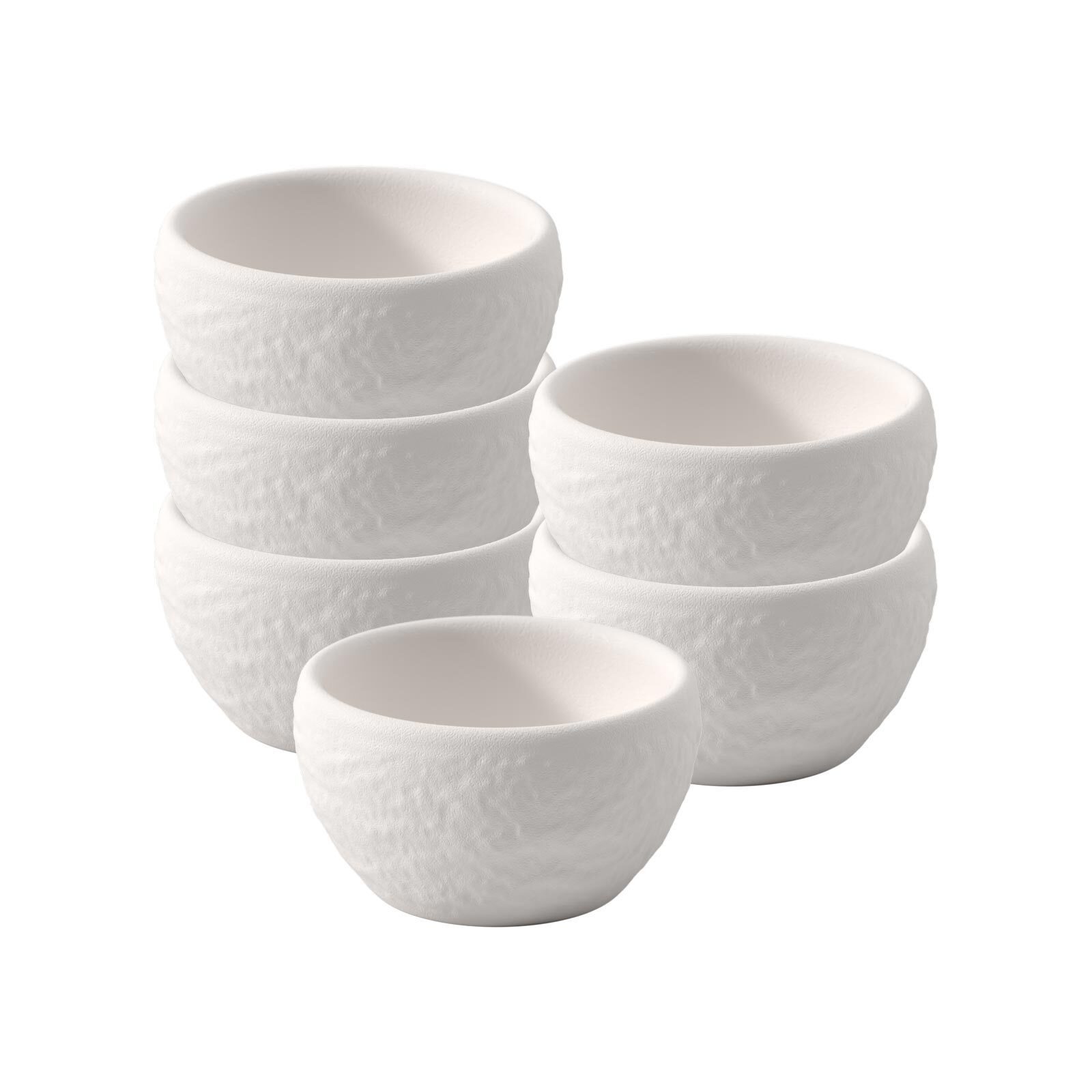Eierbecher Manufacture Rock Blanc Eierbecher ø 4,8 cm 6er Set
