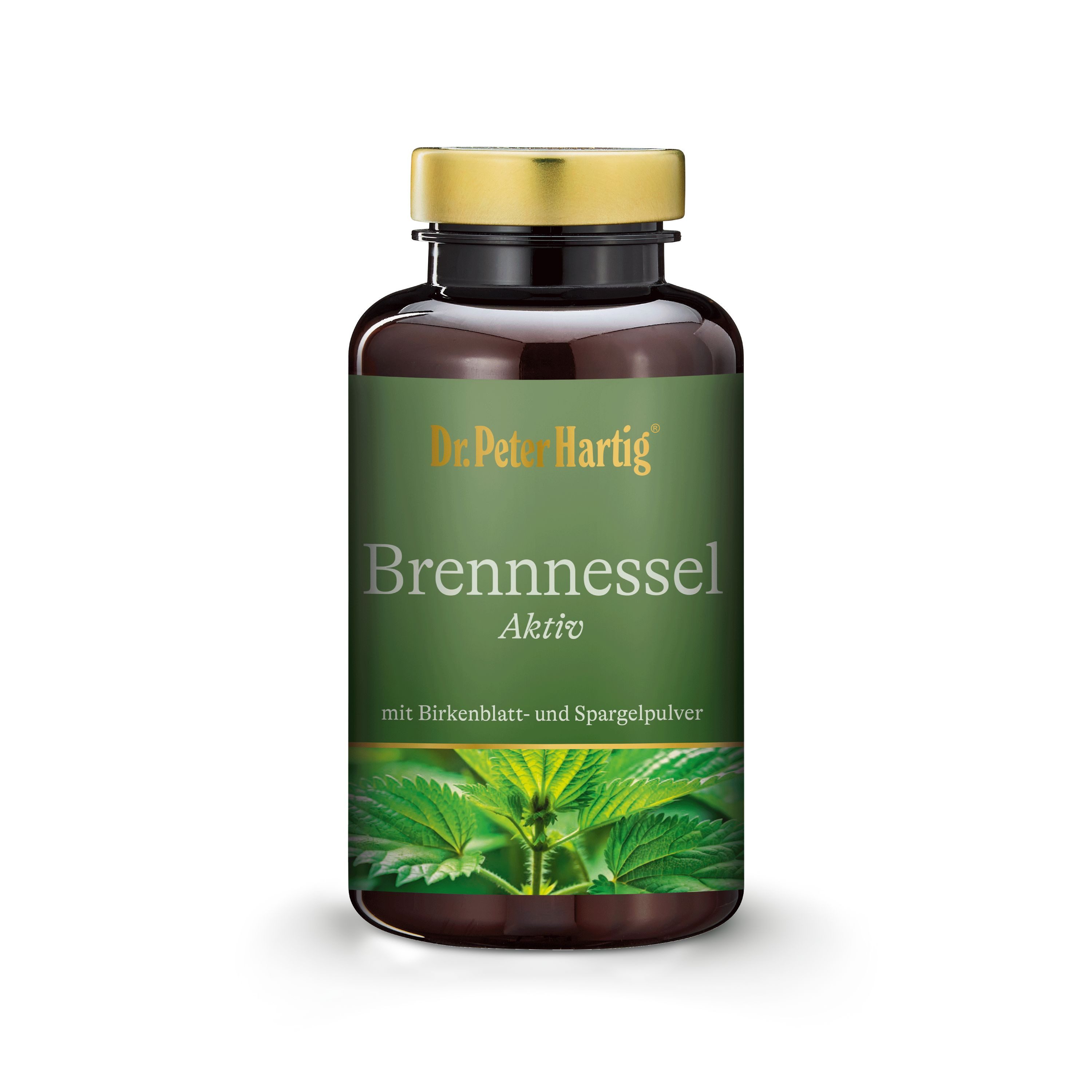 Dr. Peter Hartig Brennnessel Aktiv für Niere und Blase, mit Vitamin B1, Folsäure, Vegan Kapsel, 120 Kapseln, 4-Monats-Vorrat, à 63 g