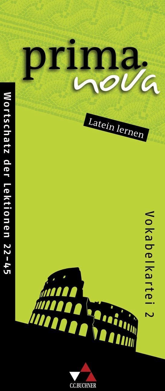 prima.nova Latein lernen / prima.nova Vokabelkartei 2 / Christian Zitzl, Gesamtkurs Latein / Zu den Lektionen 22-45