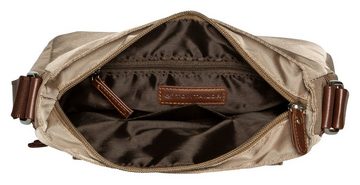 TOM TAILOR Hobo Rina, aus leichtgewichtigem Nylon und aufwändig gewebten Gurtband