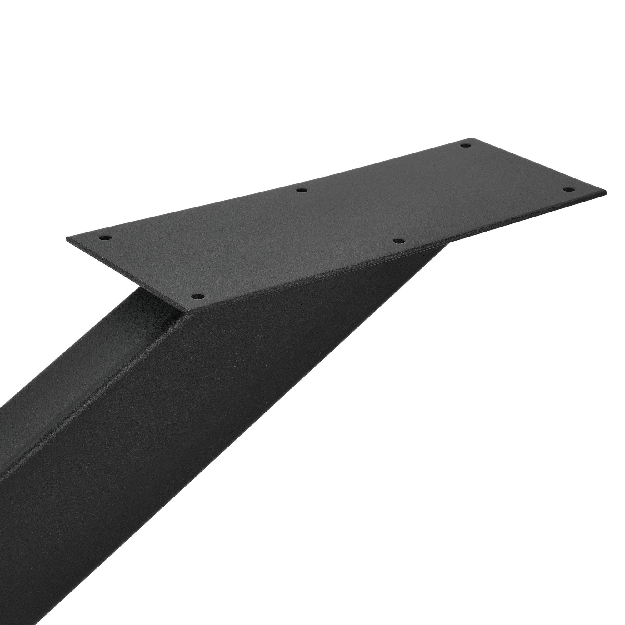 en.casa Tischgestell, »Oberau« Metall 150 x 78 x 71 cm Schwarz