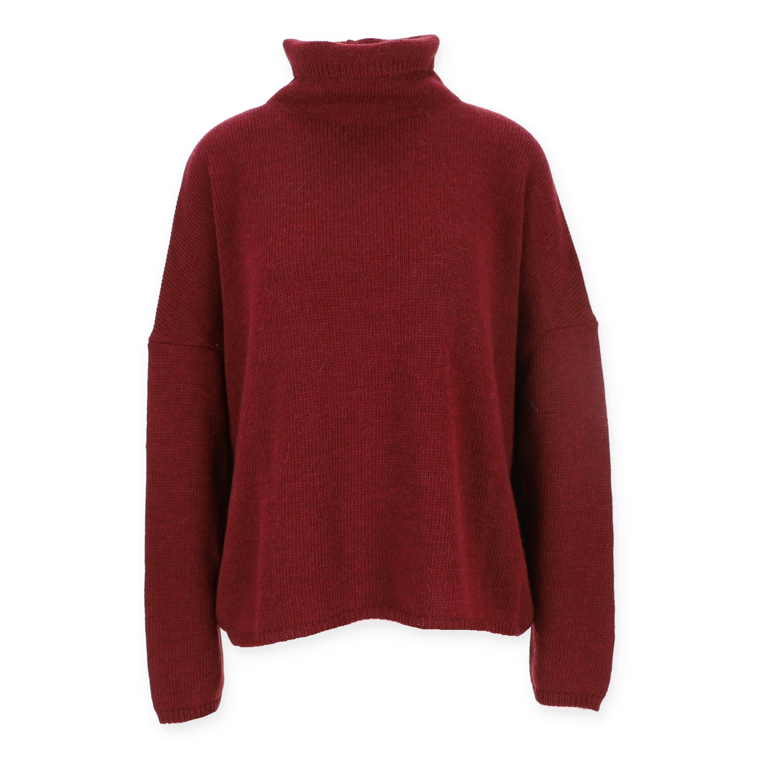 halsüberkopf Accessoires Wollpullover bordeau günstig online kaufen