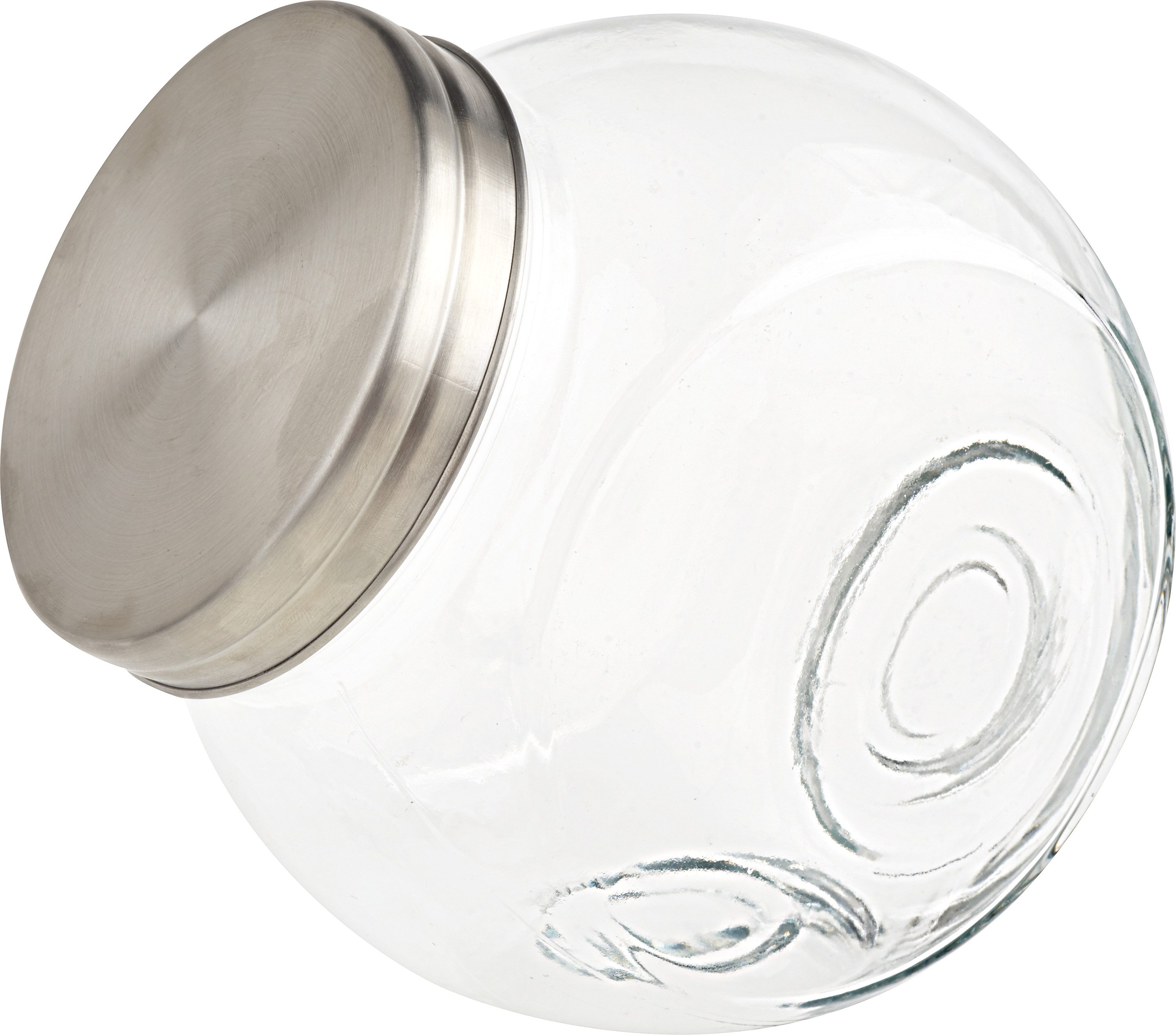 VBS Vorratsglas Bonbon, EdelstahlGlas, Mit Schraubdeckel