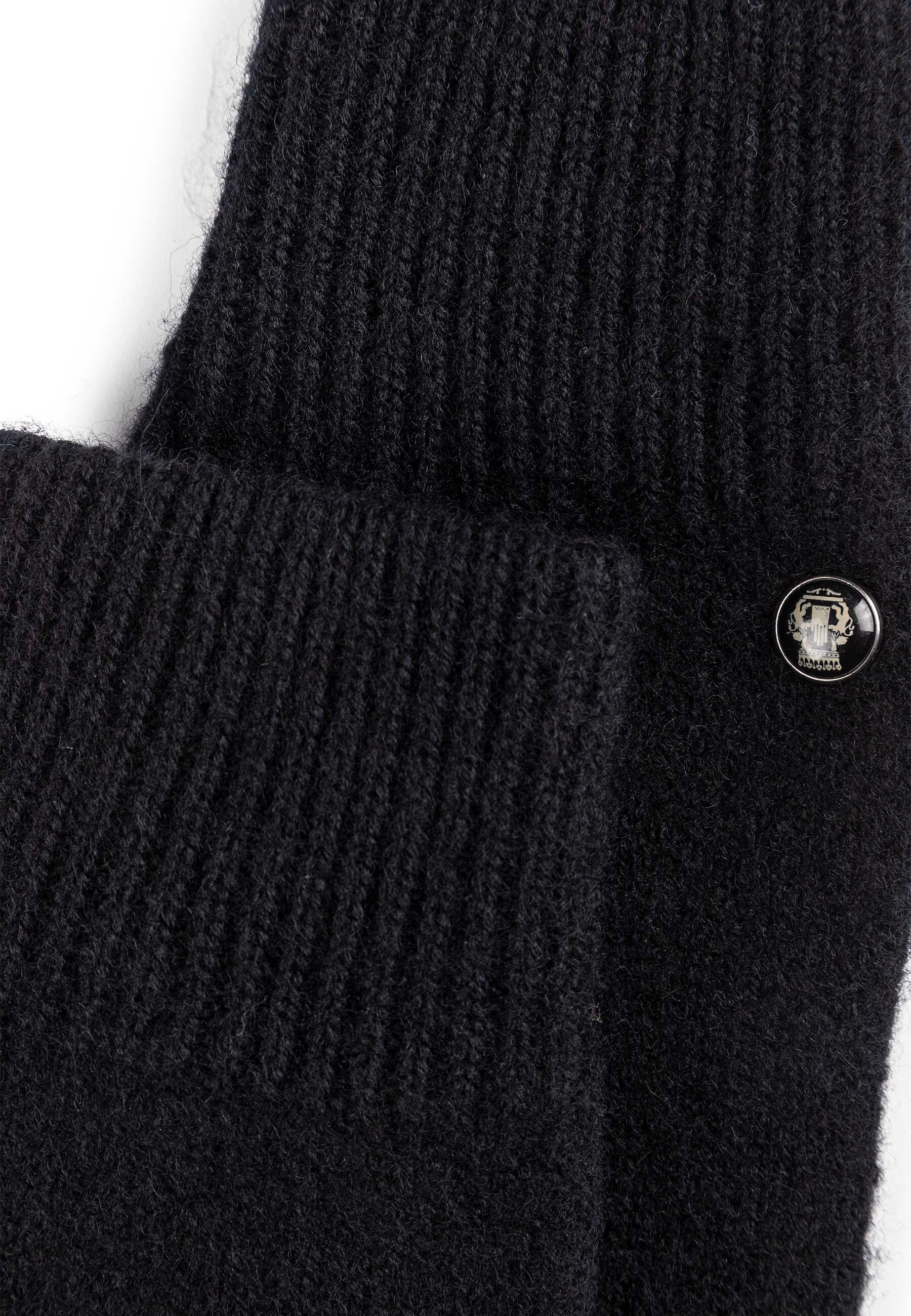 Roeckl Strickhandschuhe WALKHANDSCHUHE MIT LEDERINNENHAND