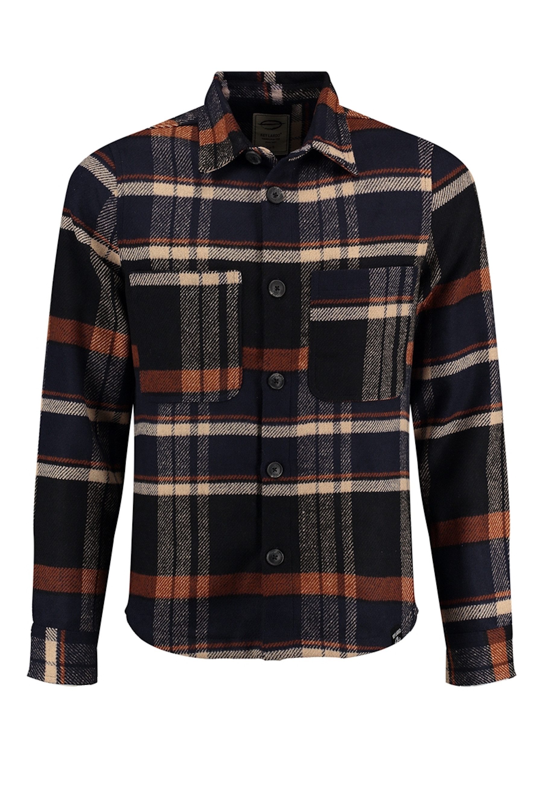 Key Largo Langarmhemd Hemd Zermatt Langarmhemd (1-tlg) günstig online kaufen