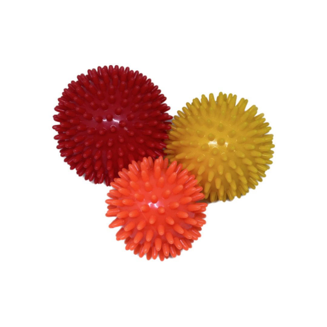 Massageball Igelball Set 6cm+8cm+9cm