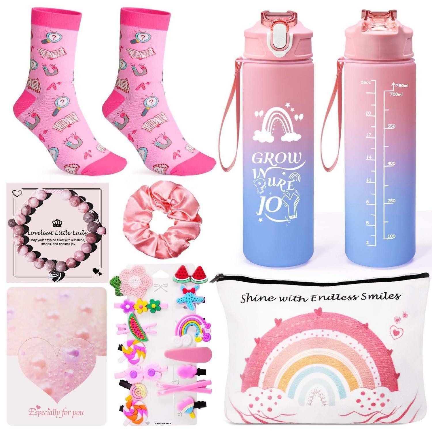 LuxusKollektion Geschenkbox Mädchen Geschenkset 7-teilig Mehrfarbig 740ml (1 St)