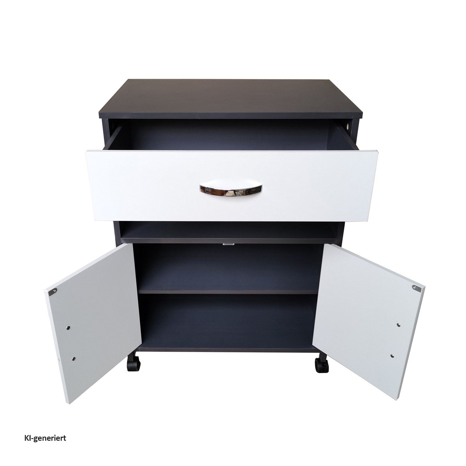 HTI-Line Mehrzweckschrank Küchenschrank Blanca (Stück, 1x Schrank Blanca, ohne Dekoration) Anrichte Mehrzweckschrank