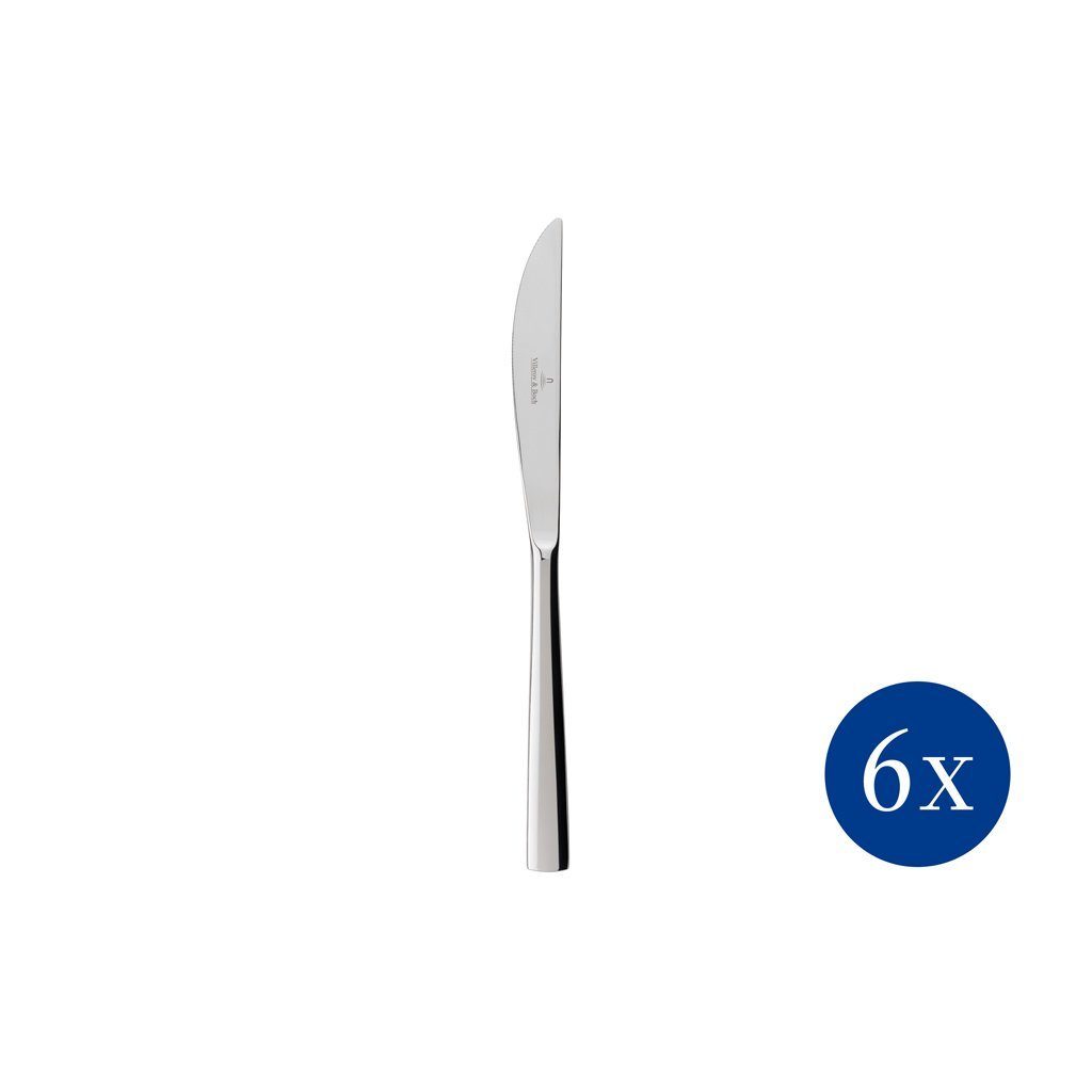 Villeroy & Boch Dessertmesser Piemont Messer, 6 Stück (6 Stück)