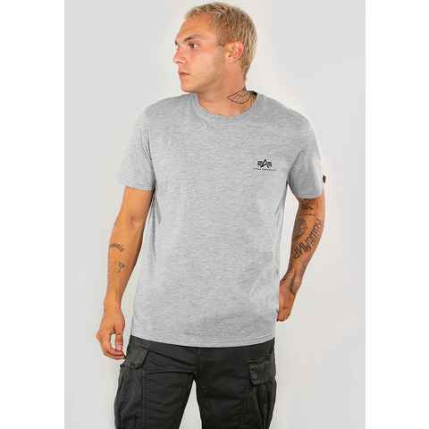 Alpha Industries Rundhalsshirt BASIC T SMALL LOGO