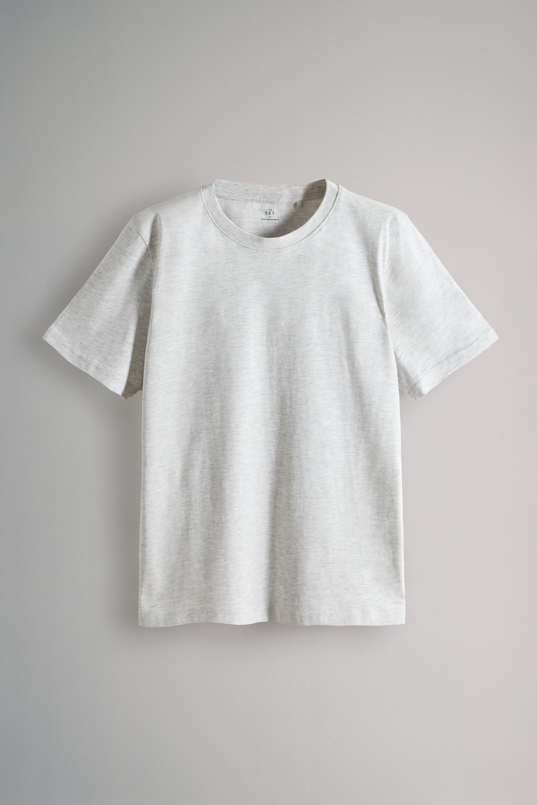 The Set T-Shirt The Set Regular Fit Kurzarm-T-Shirts im 4er-Pack (4-tlg) günstig online kaufen