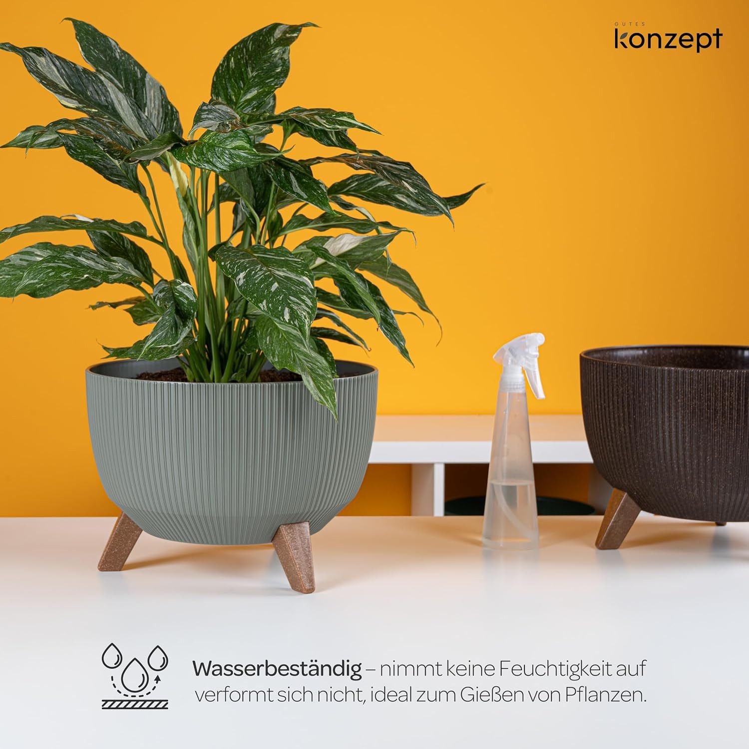KONZEPT Blumentopf mit Füßen – großer günstig online kaufen