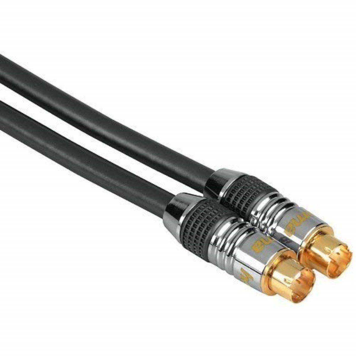 Hama 5m S-Video Kabel Anschlusskabel S-VHS SVHS Video-Kabel, S-Video, Keine (500 cm), ProClass Kabel, 4-pol DIN, vergoldet, für TV, Beamer, PC, Notebook etc