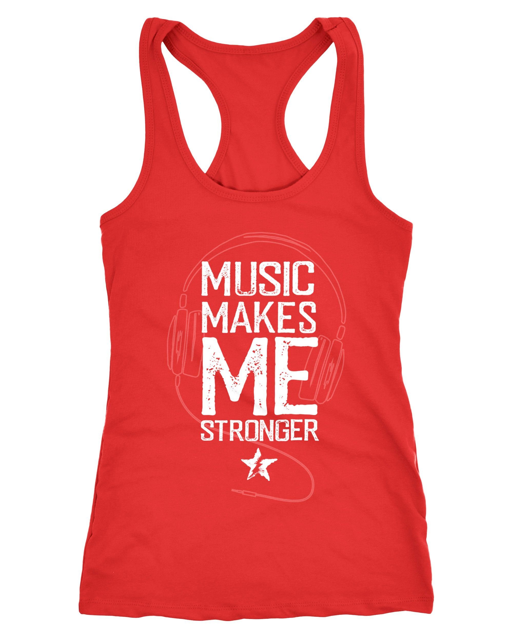 Neverless Tanktop Damen Tank-Top Music makes günstig online kaufen