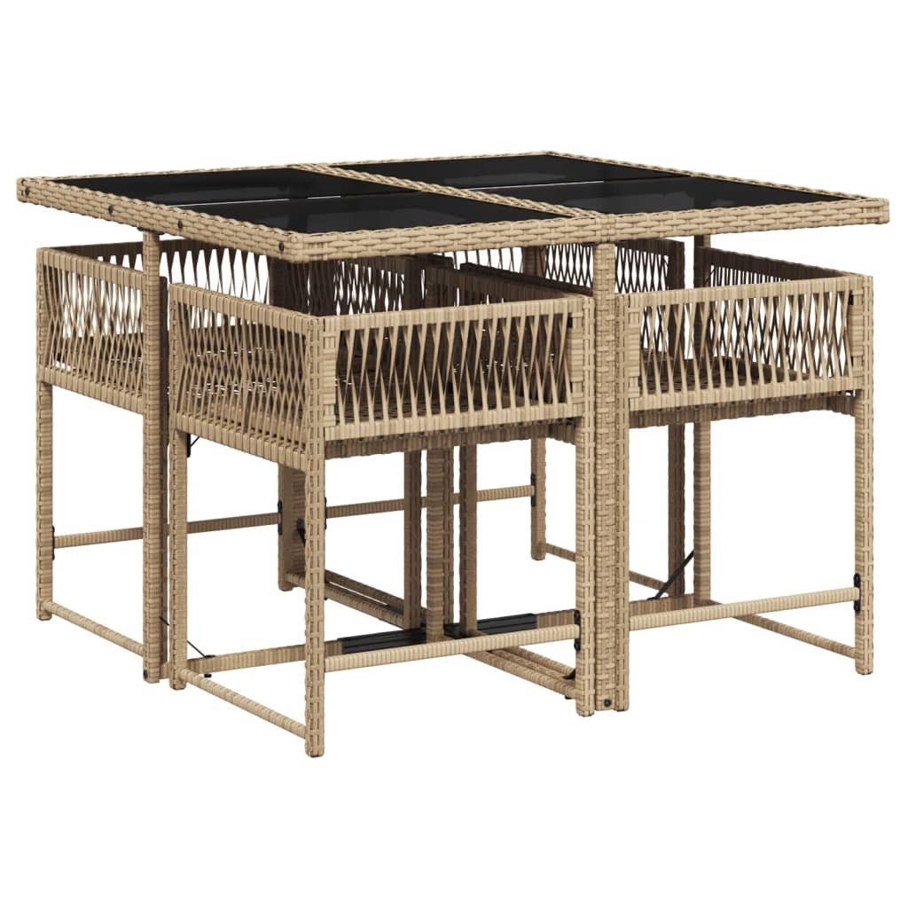 vidaXL Garten-Essgruppe 5-tlg. Garten-Essgruppe mit Kissen günstig online kaufen