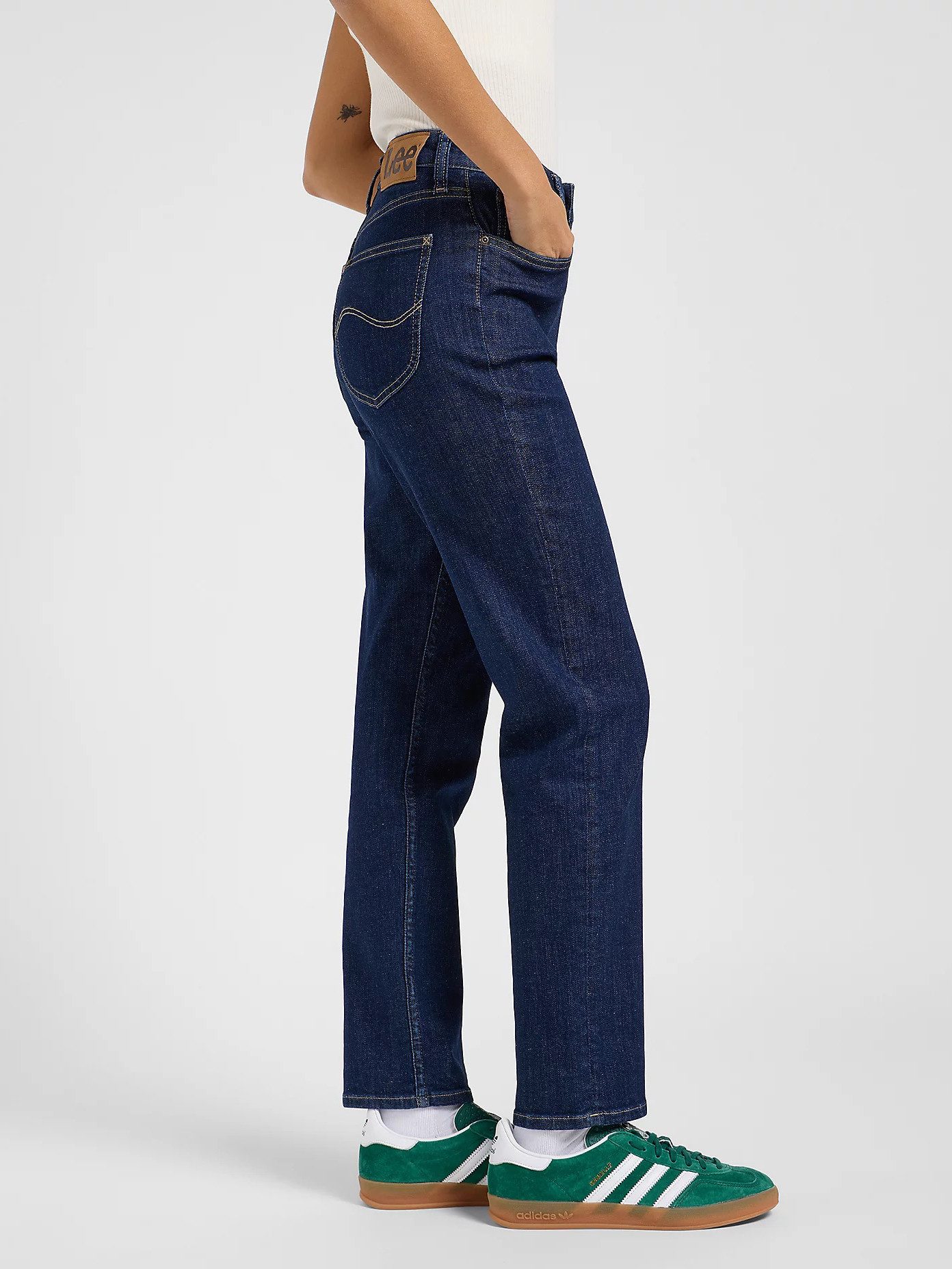 Lee® 7/8-Jeans Mom Jeans - CAROL DARKER VIEW Superstretch & Supersoft