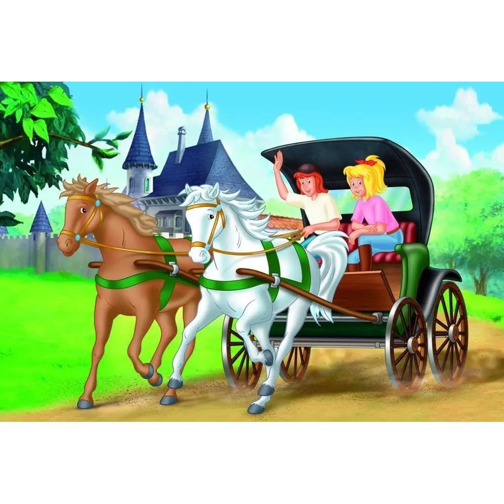 Schmidt Spiele Puzzle Bibi & Tina, Kutschfahrt, 150 Teile, 150 Puzzleteile