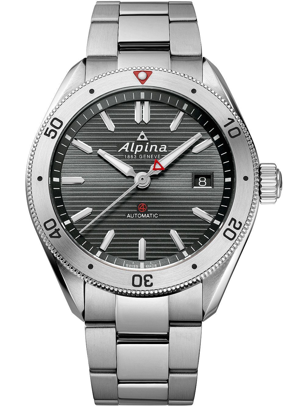 Alpina Schweizer Uhr Alpina AL-525GS4AQ6B Alpiner 4 Automatik Herrenuhr