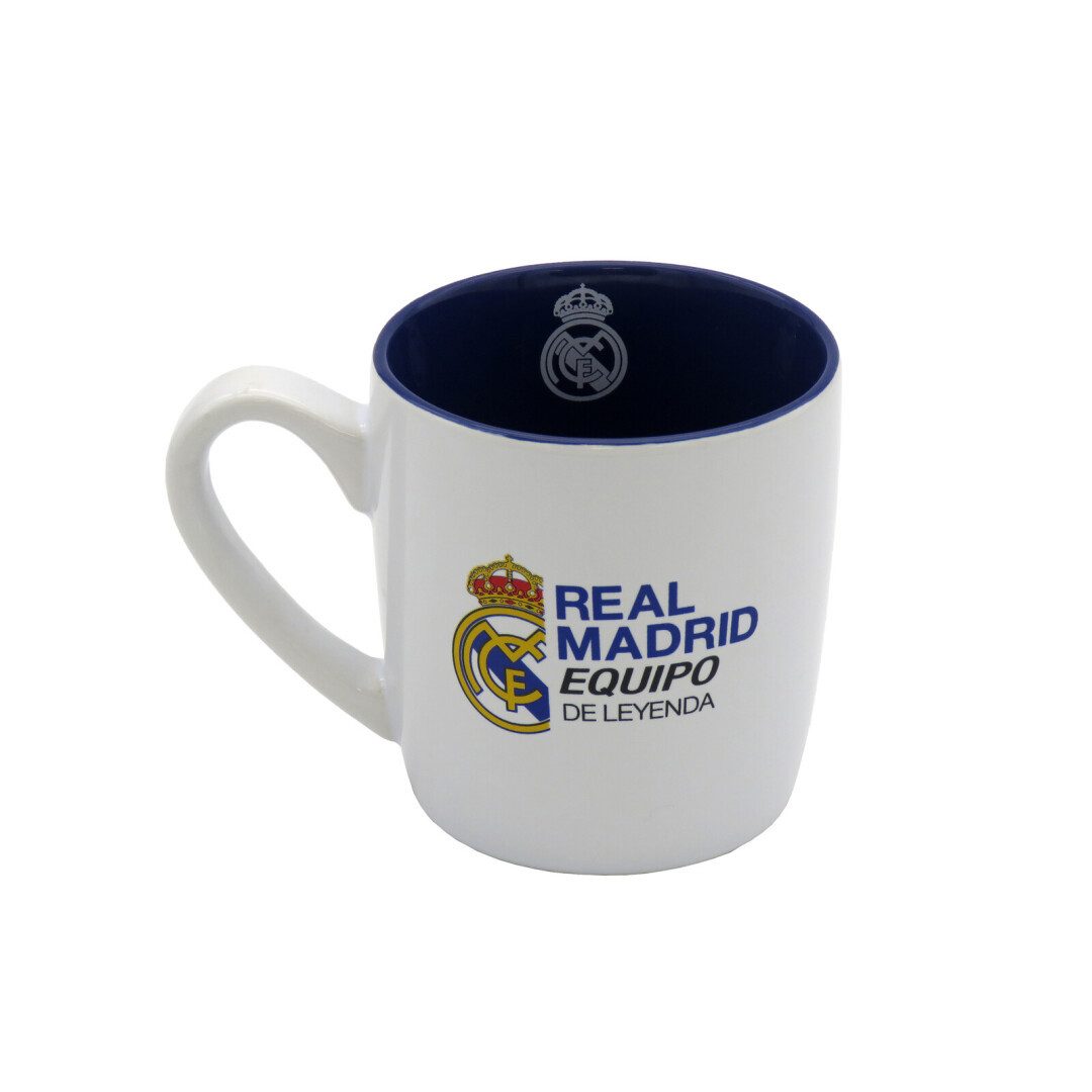 Real Madrid Trinkflasche Real Madrid Tassenbox Weiß zweifarbig Geschenk