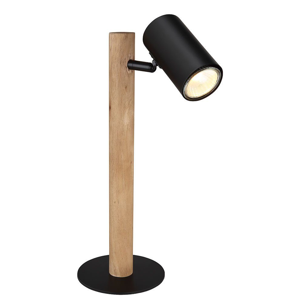 etc-shop Schreibtischlampe, Holzlampe H Nachttischlampe Schreibtischlampe Tischlampe Büroleuchte