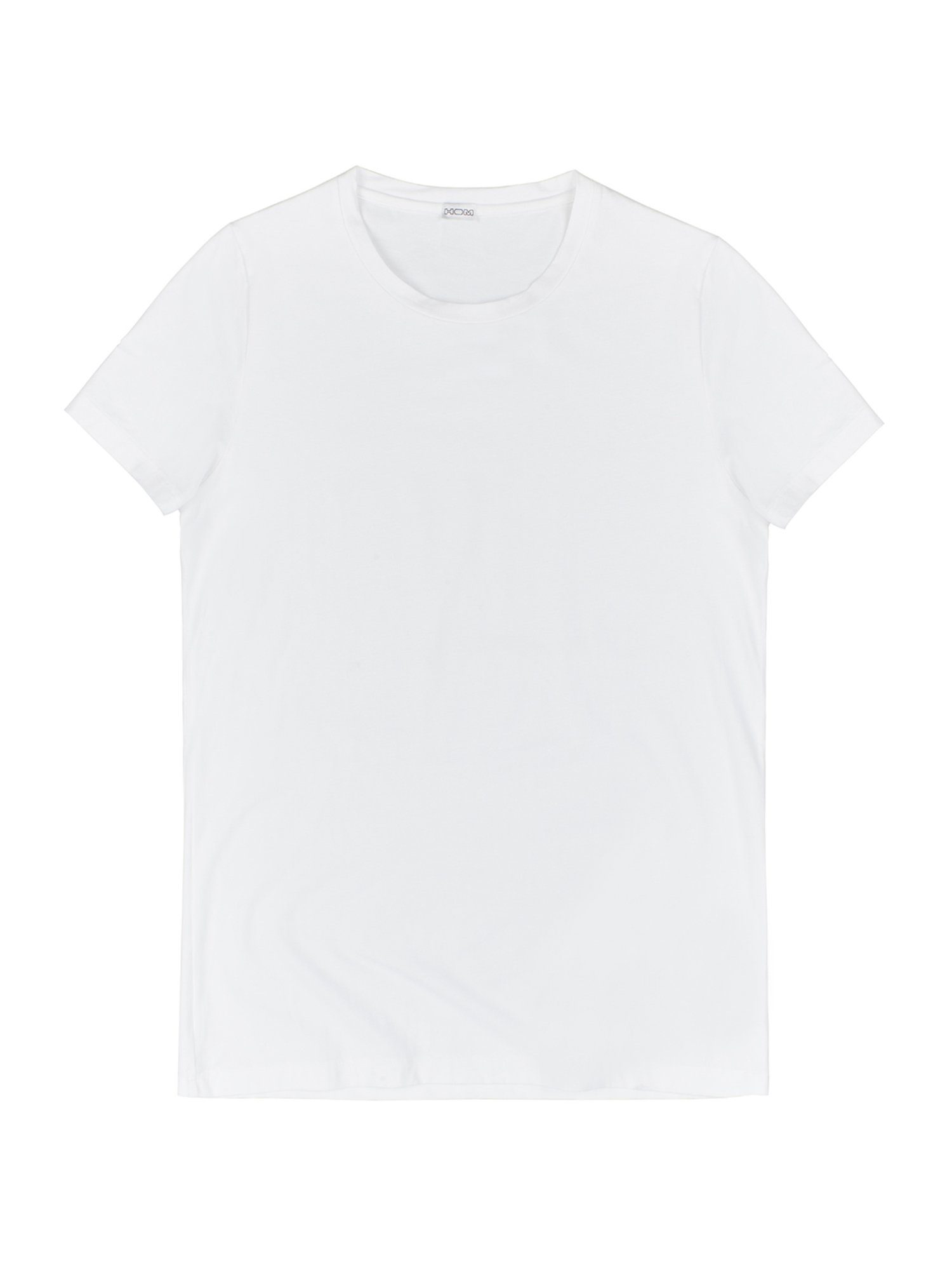 T-Shirt Hom Cotton Cupreme Neck Crew white