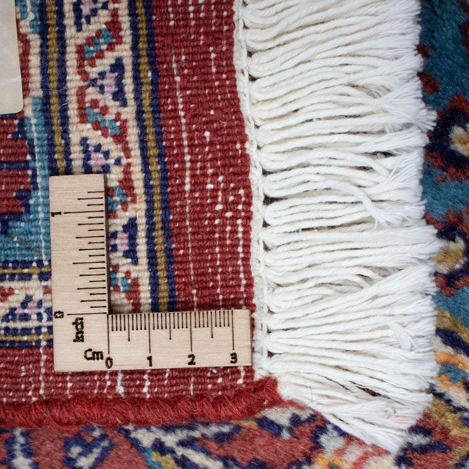 Wollteppich Turkaman 6 Unikat Höhe: 248 morgenland, Rosso mit scuro cm, mm, Zertifikat x 368 rechteckig, Durchgemustert