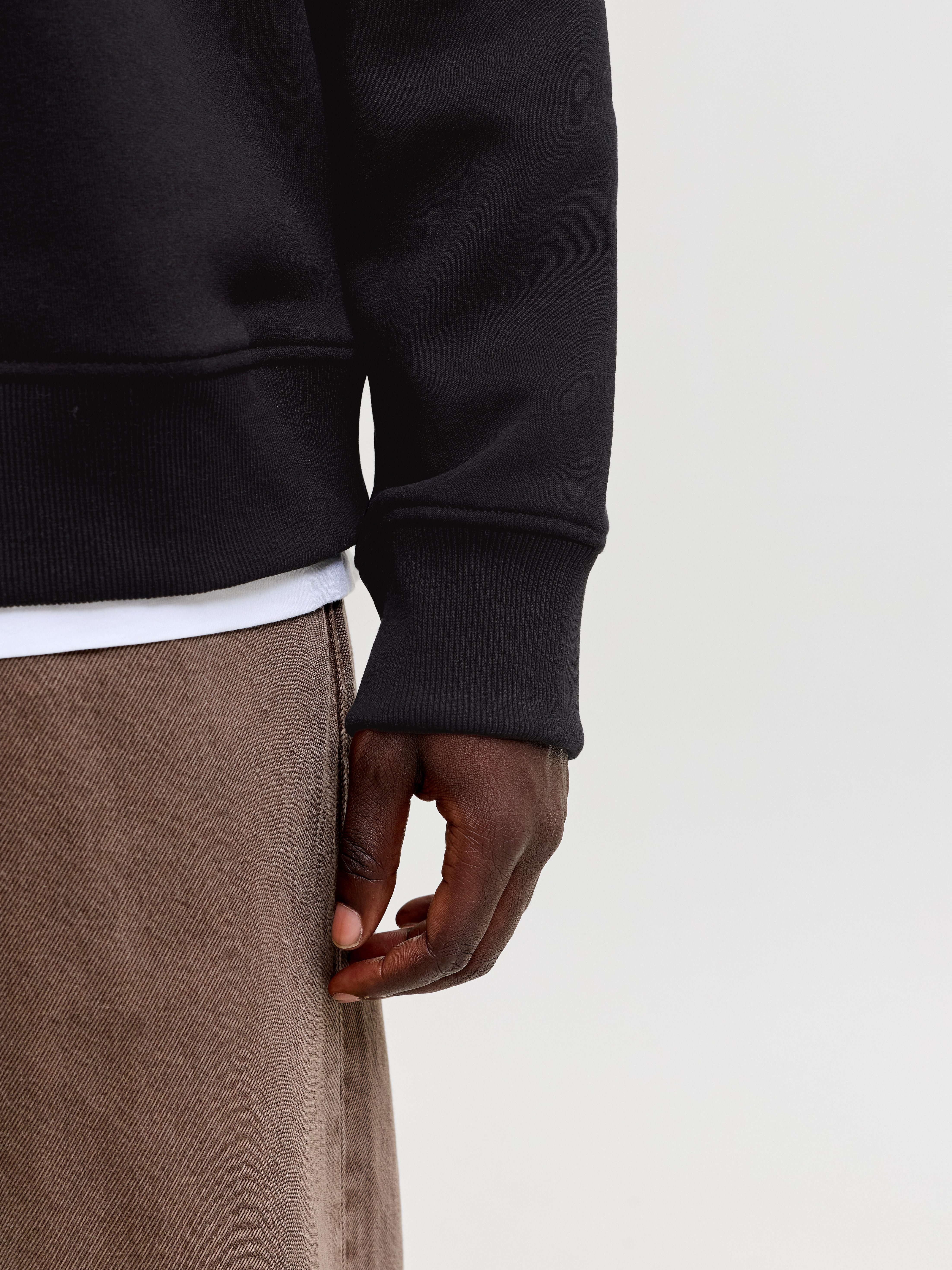Jack & Jones Kapuzensweatshirt JJTOM SWEAT HOOD Baumwollmischung
