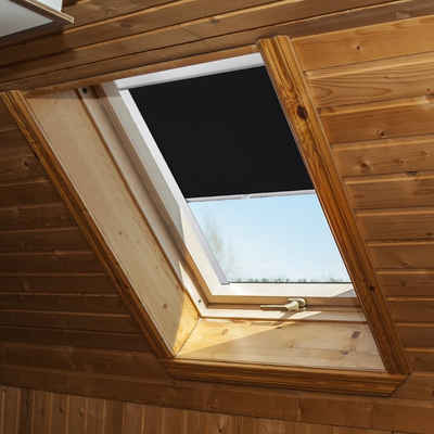 Verdunklungsrollo »Dachfenster Rollo passend«, AUFUN, für velux Fenstersysteme