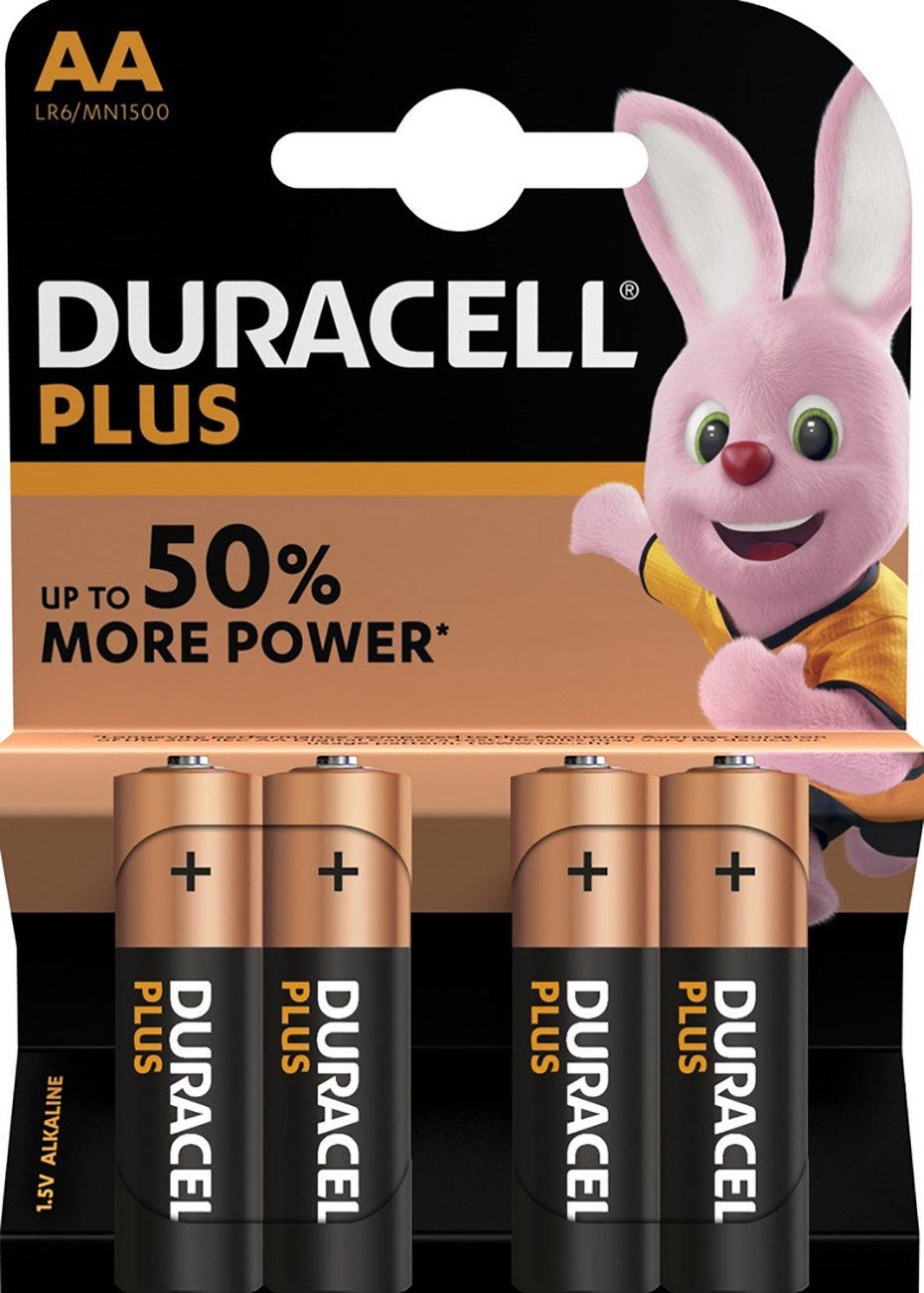 Duracell 4x Duracell MN1500 AlMn Plus Power Mignon AA Batterie Batterie | Batterien