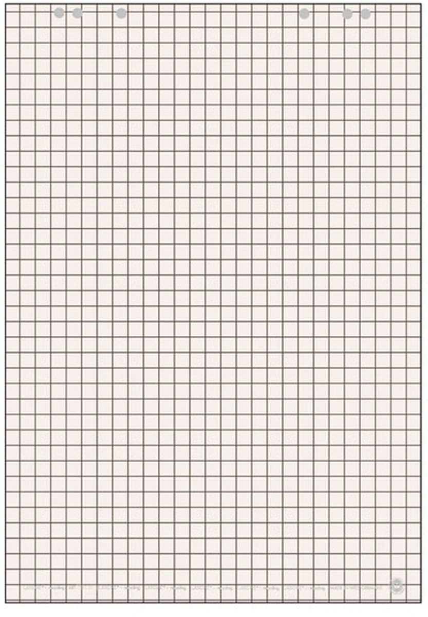 LANDRE Flipchartblock Flipchartblock 68x98cm 20 Blatt 80g/qm kariert 25 mm
