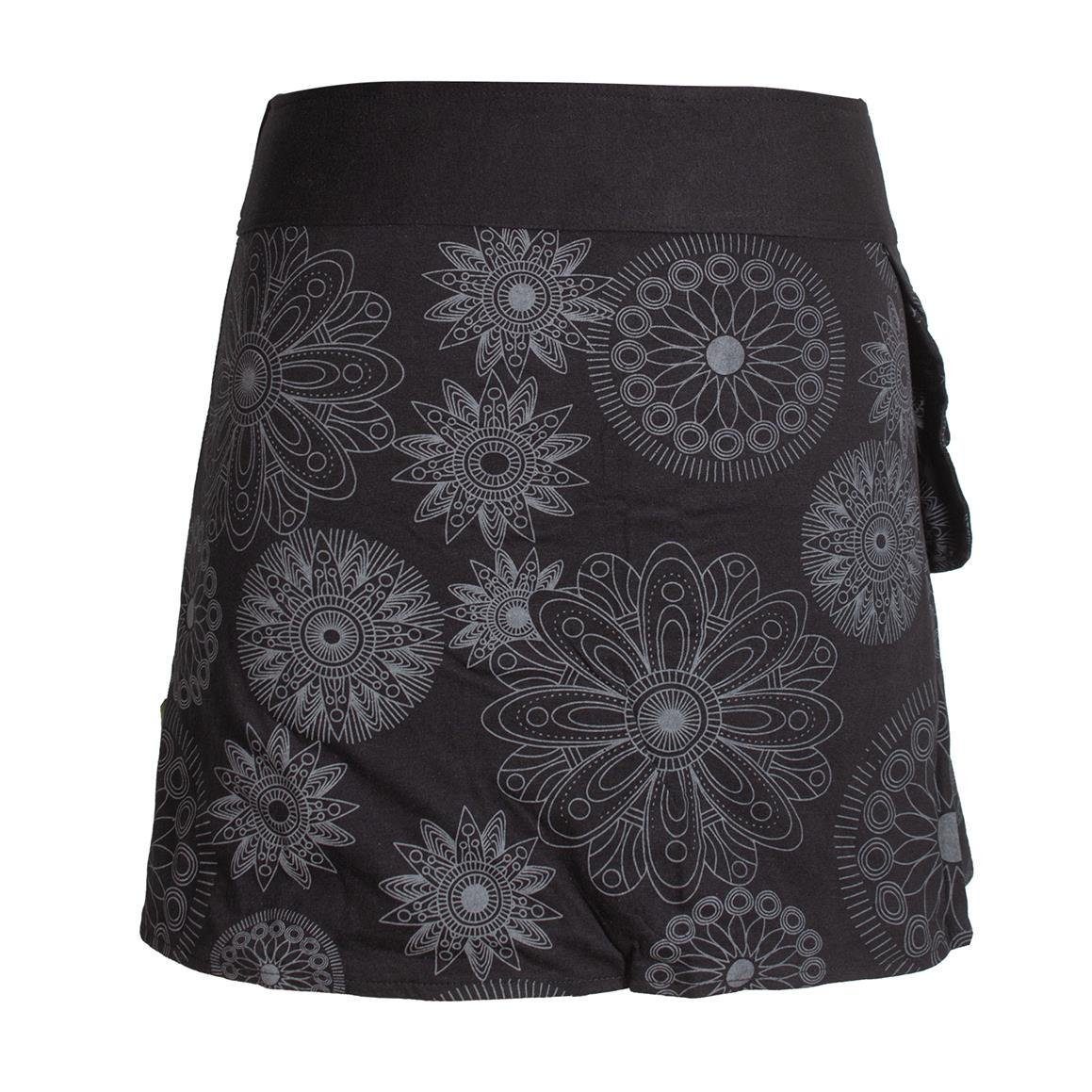 Vishes Wickelrock Bedruckt Bestickt Blumen Mandala günstig online kaufen