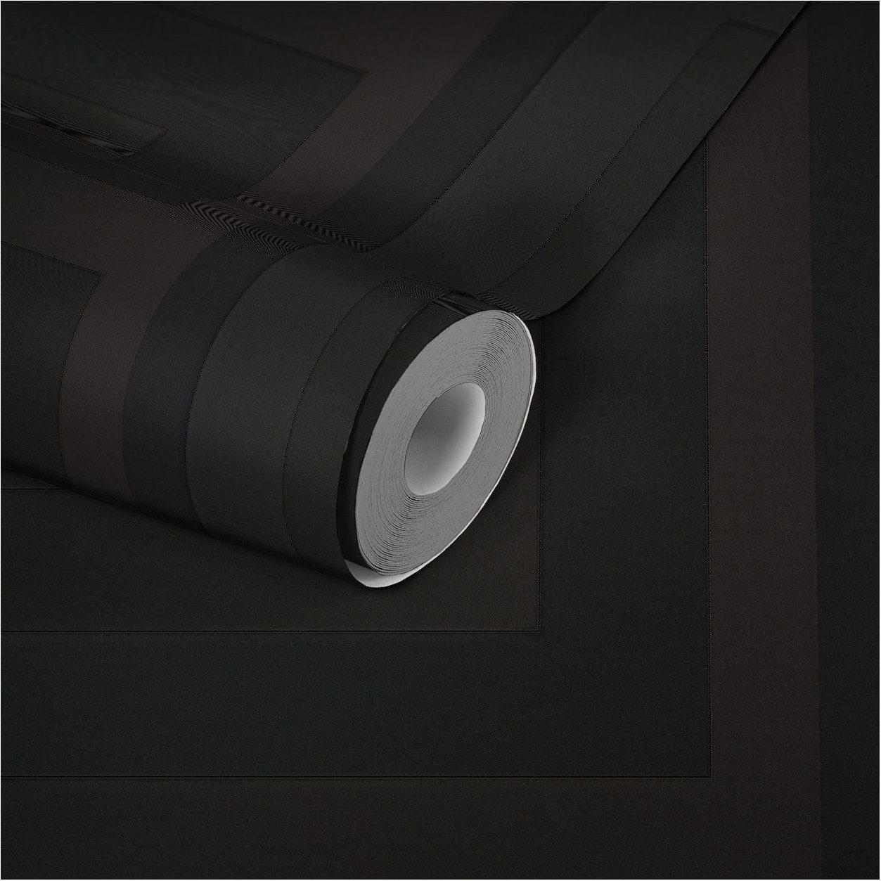 A.S. Création Vinyltapete, Versace Home Unitapete Schwarz 935234 Luxus Vlies Designertapete