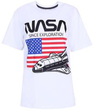 Sarcia.eu Schlafanzug Weiß-grauer Pyjama für Männer NASA XXL
