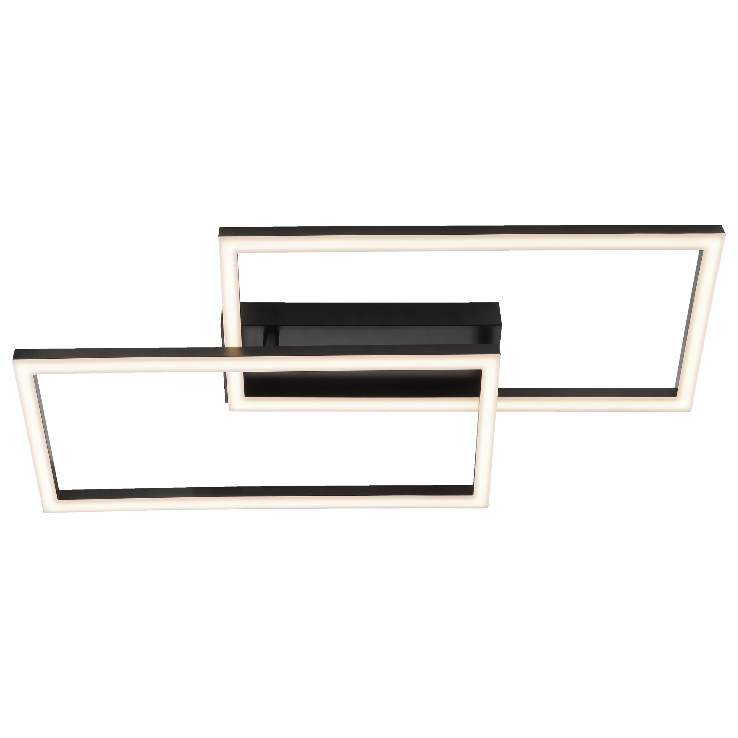 Lightbox Deckenleuchte, LED fest integriert, Warmweiß, LED Profil-Leuchte, 2400 lm, 3000 K, 29 x 60 cm, rechteckiges Design