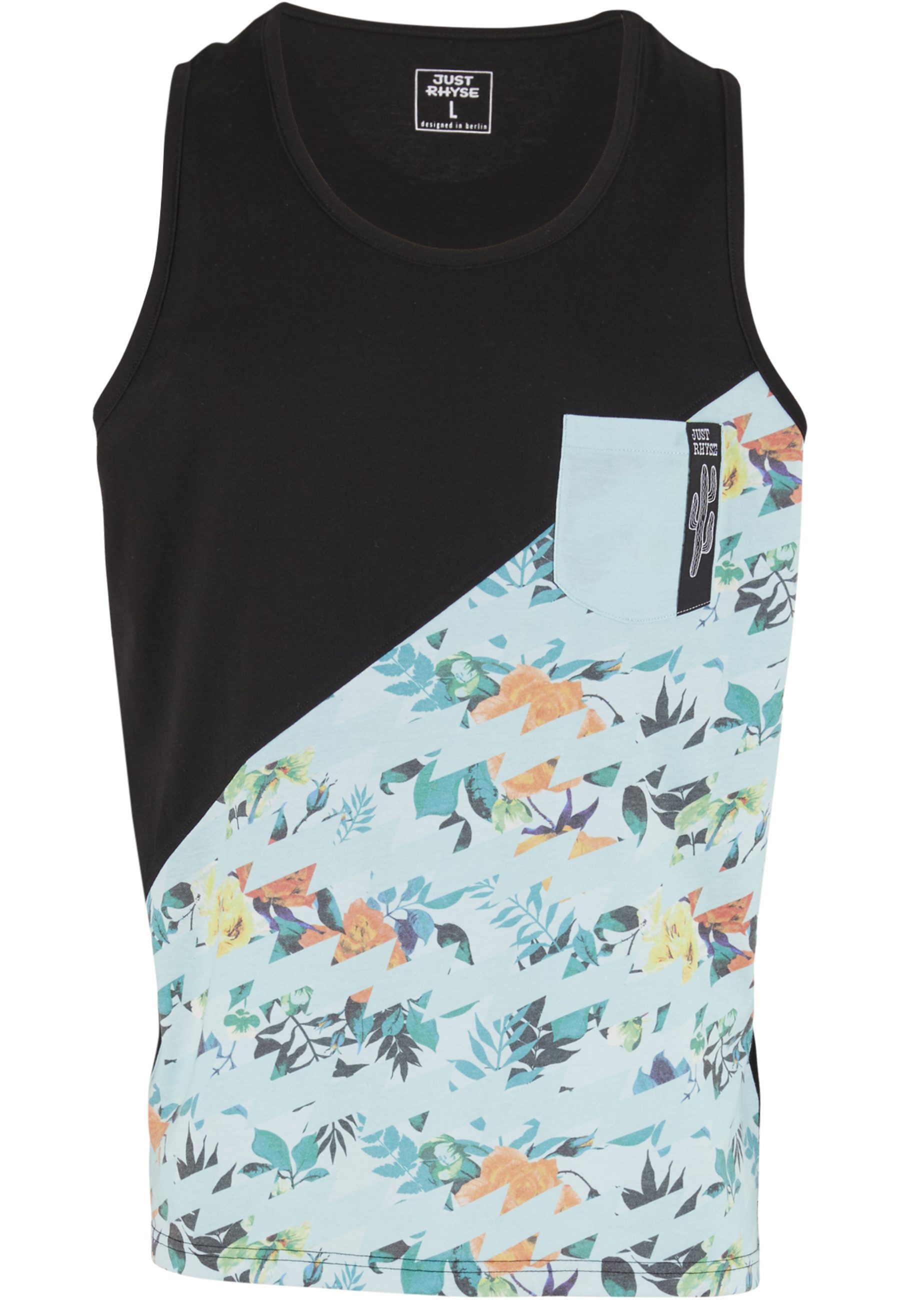 Just Rhyse Tanktop Just Rhyse Just Rhyse Floral Tank Tops (1-tlg)