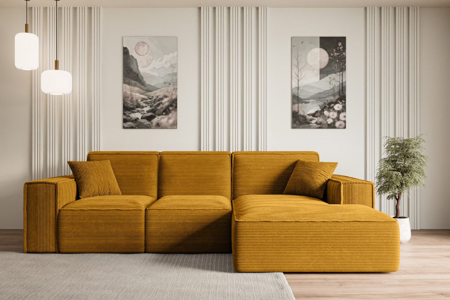ALTDECOR Ecksofa SERRA-L-S, Couch mit Schlaffunktion, günstig online kaufen