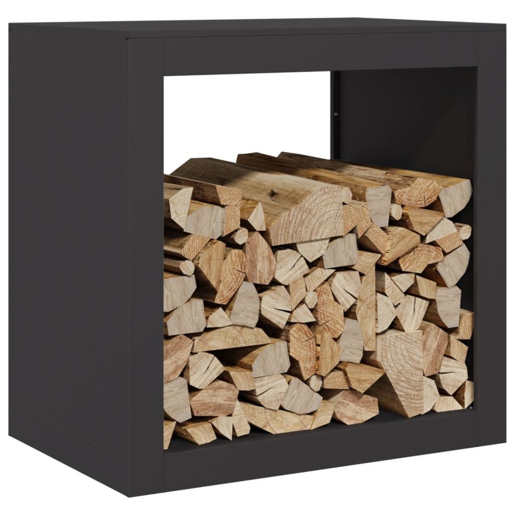 vidaXL Kaminholzregal Brennholzregal Schwarz 60x40x60 cm günstig online kaufen