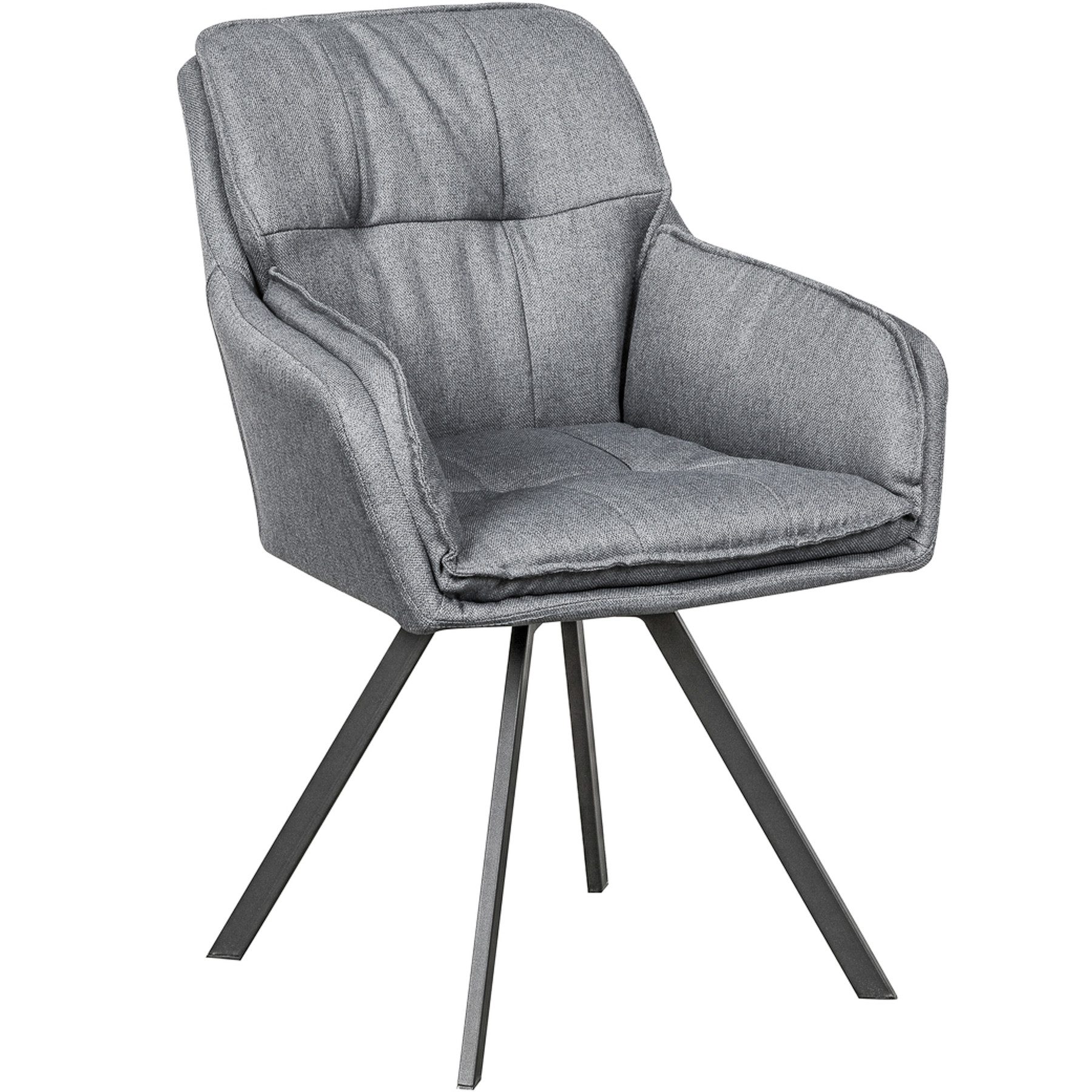 riess-ambiente Armlehnstuhl MR. LOUNGER grau / günstig online kaufen
